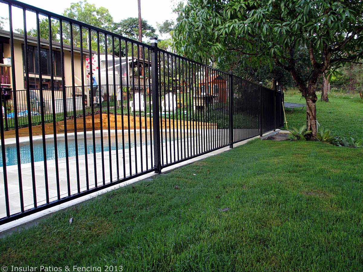 Flat Top Pool Fencing Gavan Gold Coast Insular Patios & Fencing