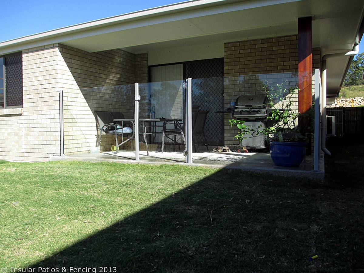 Semi Frameless Glass Fencing Gold Coast Insular Patios & Fencing