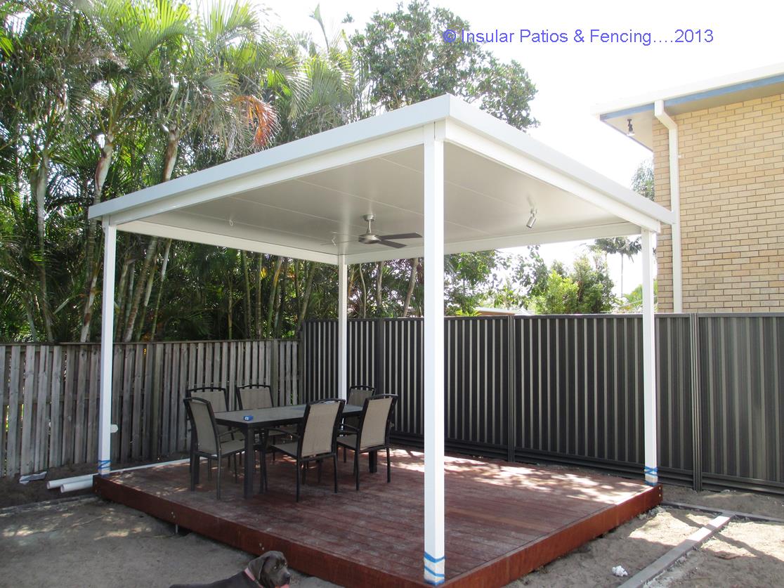 free standing patio cover