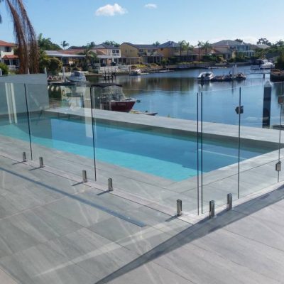 12 mm frameless glass by Insular patios And Fencing