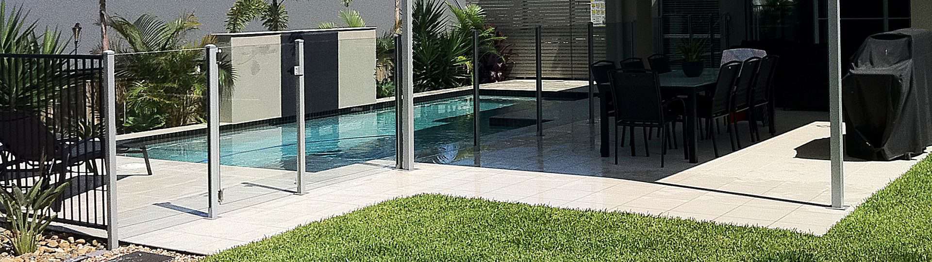 Semi Frameless Glass Fencing