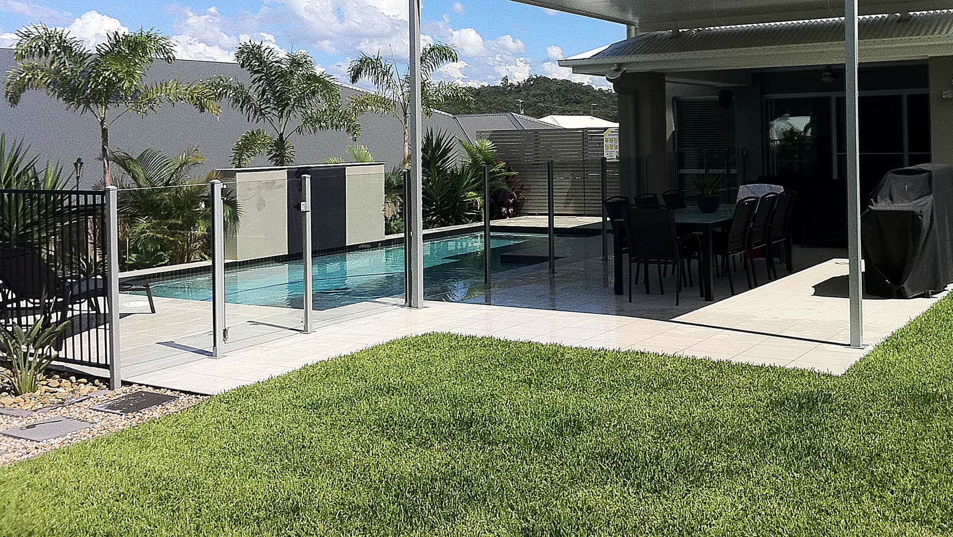 Semi Frameless Glass Fencing by Insular Glass Fences Gold Coast
