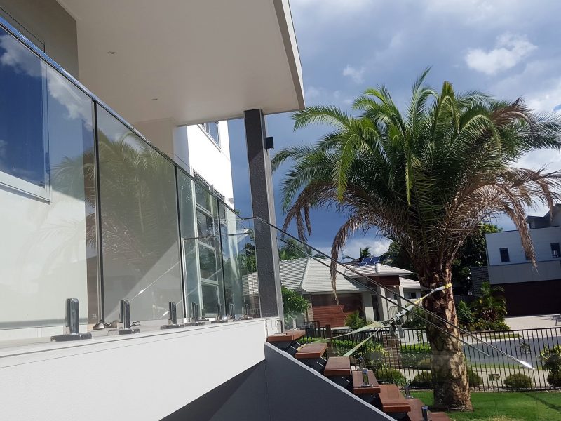Glass Stair Balustrade Gold Coast installed by Insular Frameless Glass